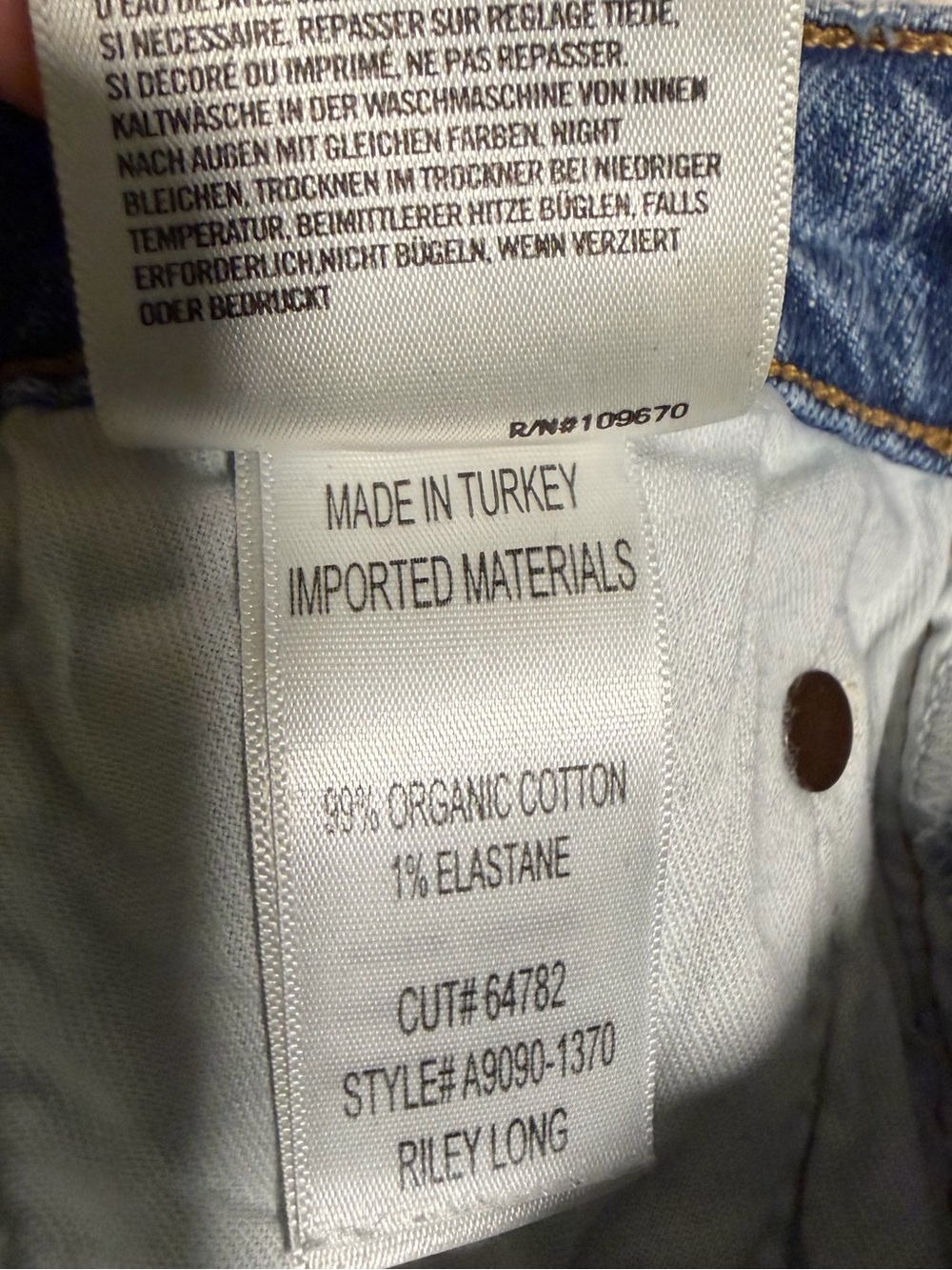 Agolde Riley Long Jeans - Picture 4 of 5